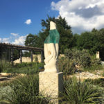 JJ Priour sculpture in the Theme Garden, Sept. 2016