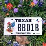 Wildflower Center license plate