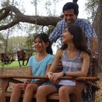López with his daughters in the Cathedral Oaks portion of our Texas Arboretum. Photo: Joanna Wojtkowiak