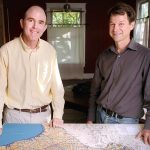 Author David Todd (left) and cartographer Jonathan Ogren (right). Photo: Jorge Sanhueza-Lyon