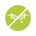 No drones icon
