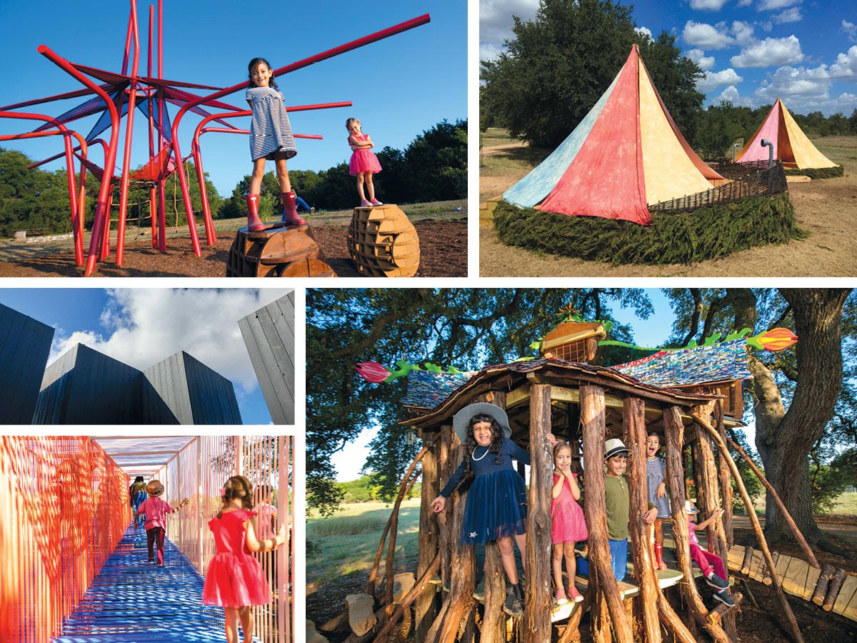 Forts and children playing on them from Fortlandia 2019-20