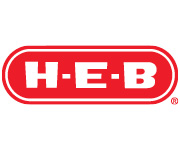 Red, oval shaped H-E-B logo