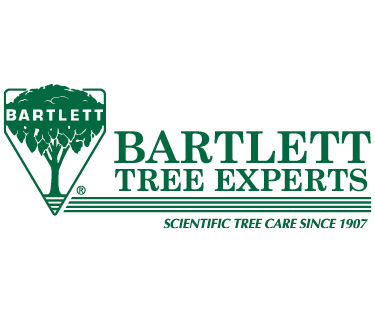 A logo for the Bartlett Tree experts, featuring an illustration of a large tree next to the company name.